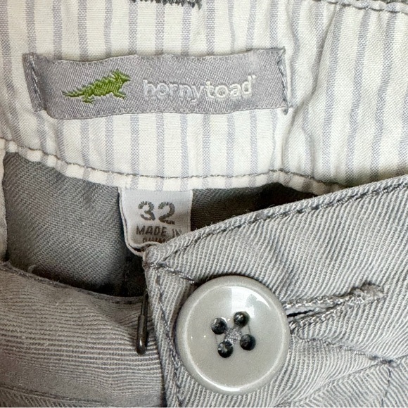 Horny Toad Mens Gray Shorts 12” Inseam Sz 32 - Picture 5 of 10